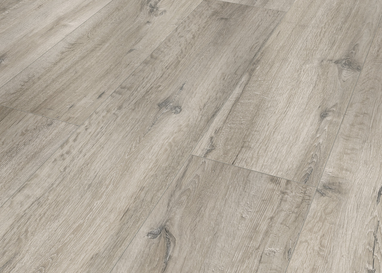 Classen Laminat Megaloc Aquaprotect XL Eiche grau braun LHD