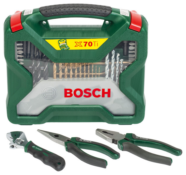 Bosch Bit-Bohrer Set X-Line 70-teilig inkl. Zangen-Set