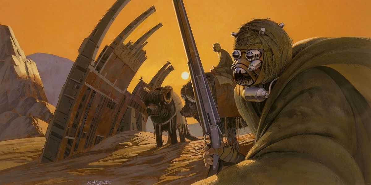 Komar Vlies Fototapete Star Wars Classic Tusken-Räuber 500 x 250 cm
