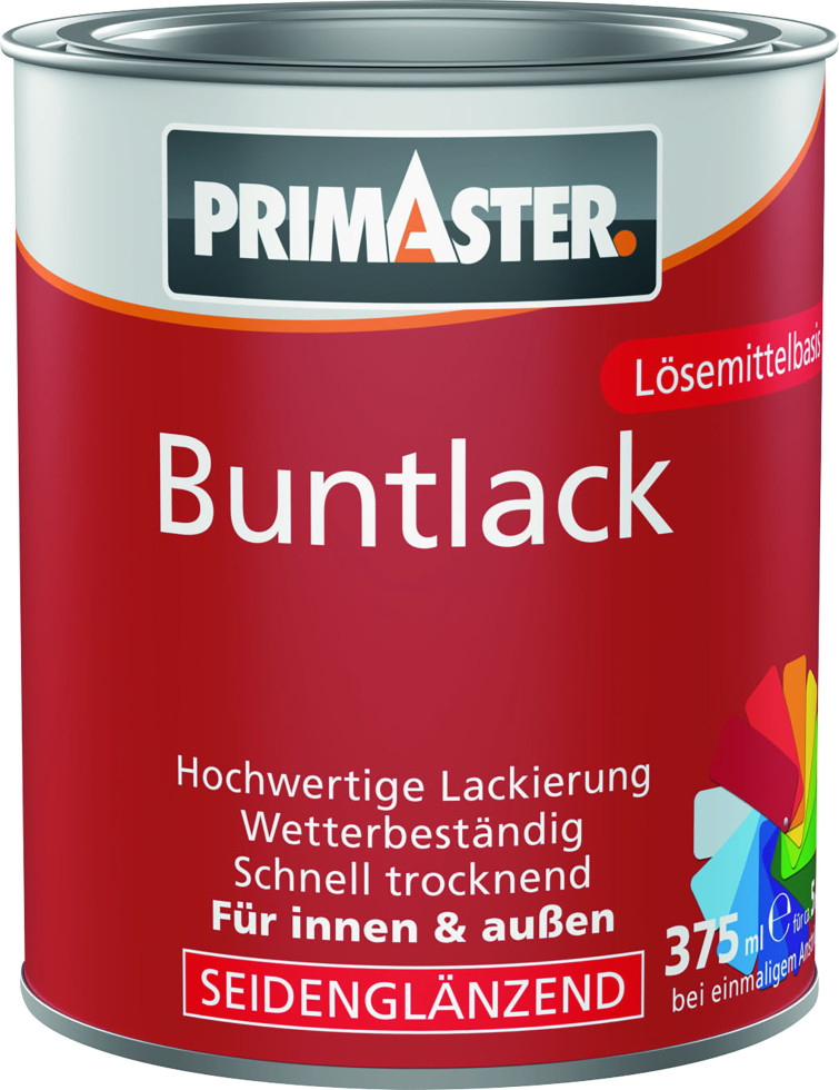 Primaster Buntlack 375 ml lehmbraun seidenmatt