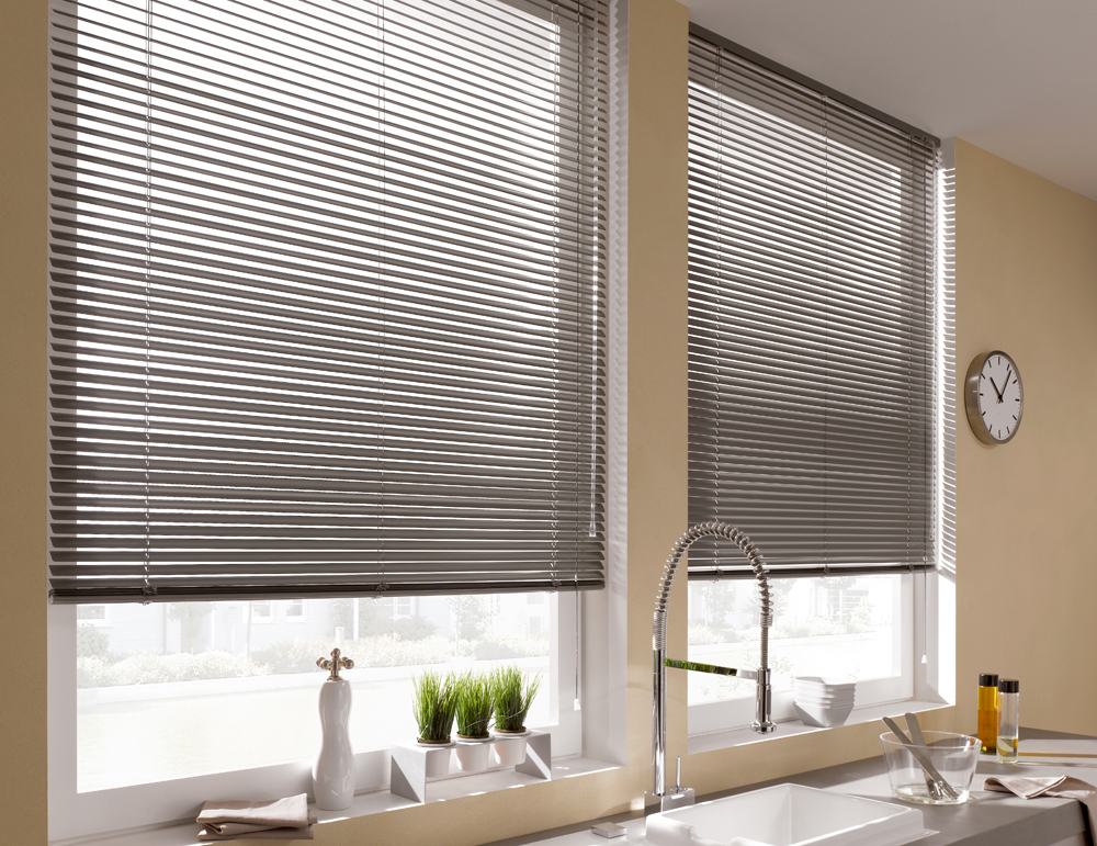Gardinia Alu Jalousie silber, 110 x 175 cm