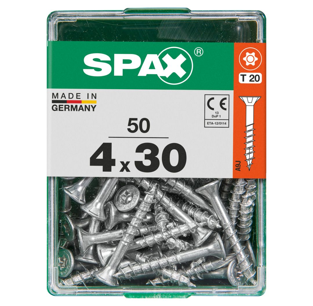 Spax Universalschrauben 4.0 x 30 mm TX 20 - 50 Stk.