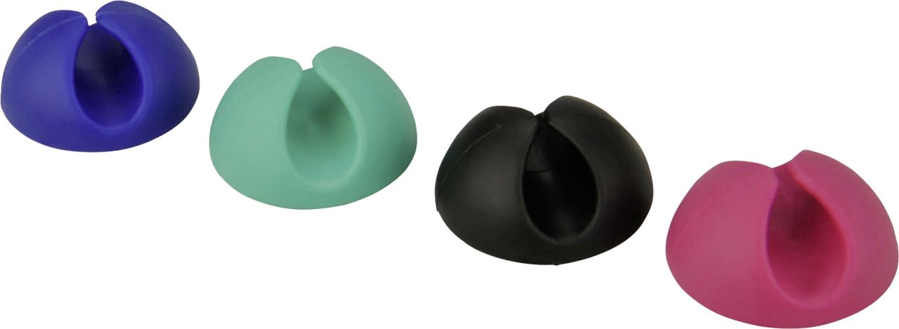 Kabelhalter bunt 10 Stück bunt