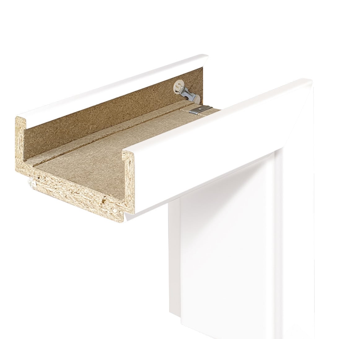Borne Zarge CPL design-weiß 61 cm DIN rechts