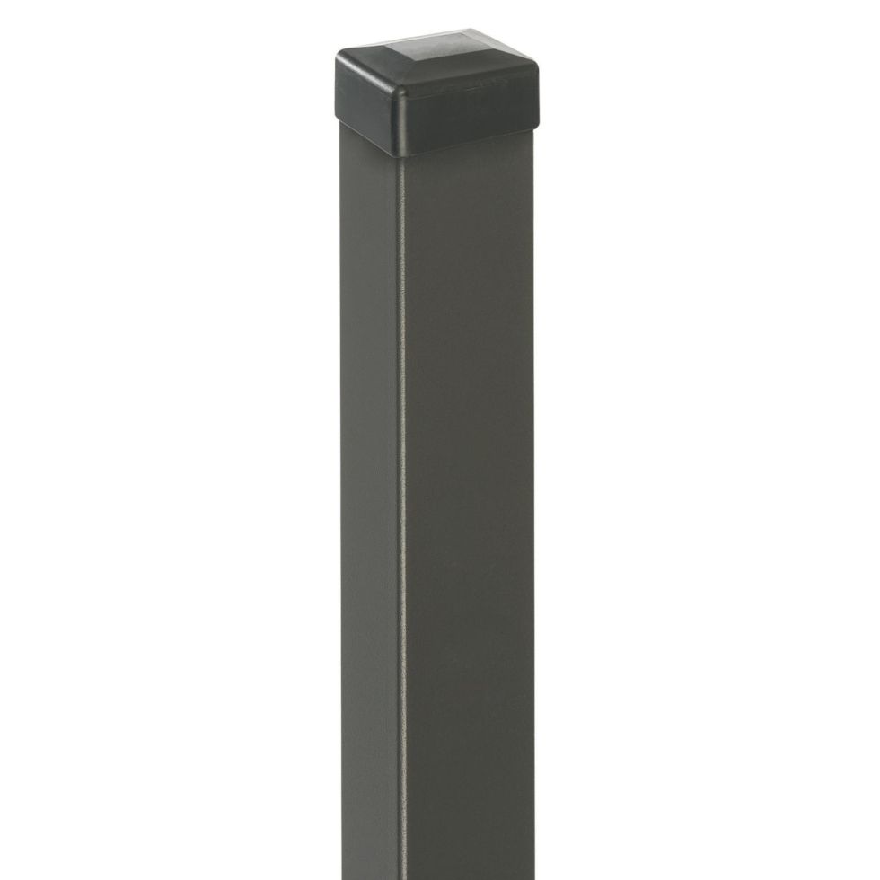 Polbram Pfosten glatt 160 cm, 70 x 70 mm, RAL-Farbe 7016