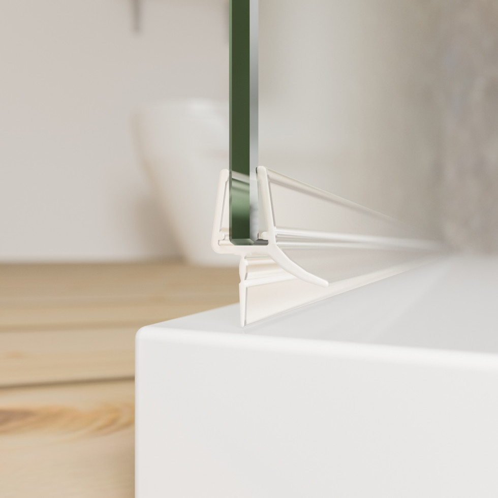 Schulte Duschdichtung Glasstärke: 6 mm Länge: 120 cm