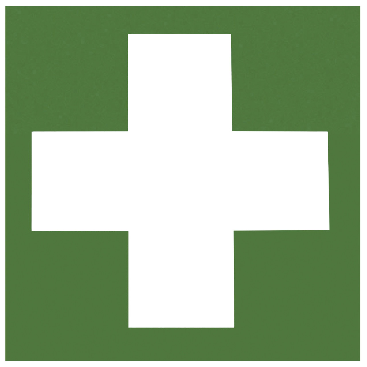 Metafranc Hinweisschild Verbandkasten 150 x 150 mm nachtleuchtend