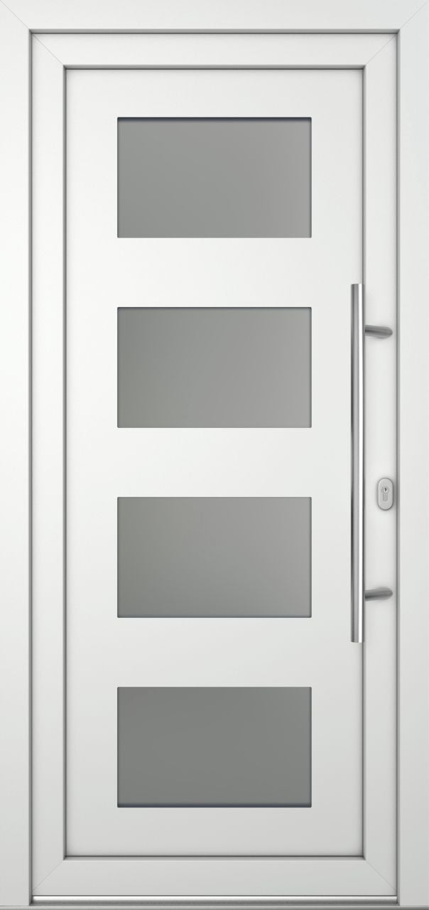 Meeth Haustür Optimal Pro PVC Modell 101 88 x 200 cm DIN Rechts weiß
