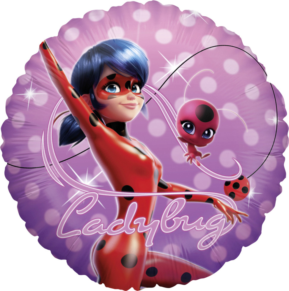 Folienballon Miraculous Ladybug Ø 45 cm