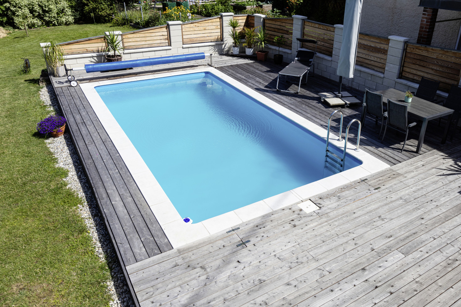 Steinbach Pool-Komplettset Bausatz Basic 2 700 x 350 x 150 cm