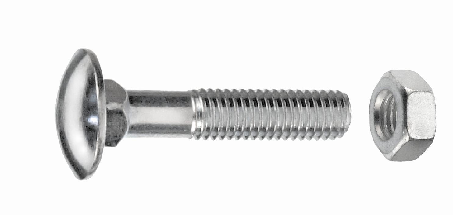 Connex Schlossschrauben M5 x 40 mm - 20 Stück verzinkt