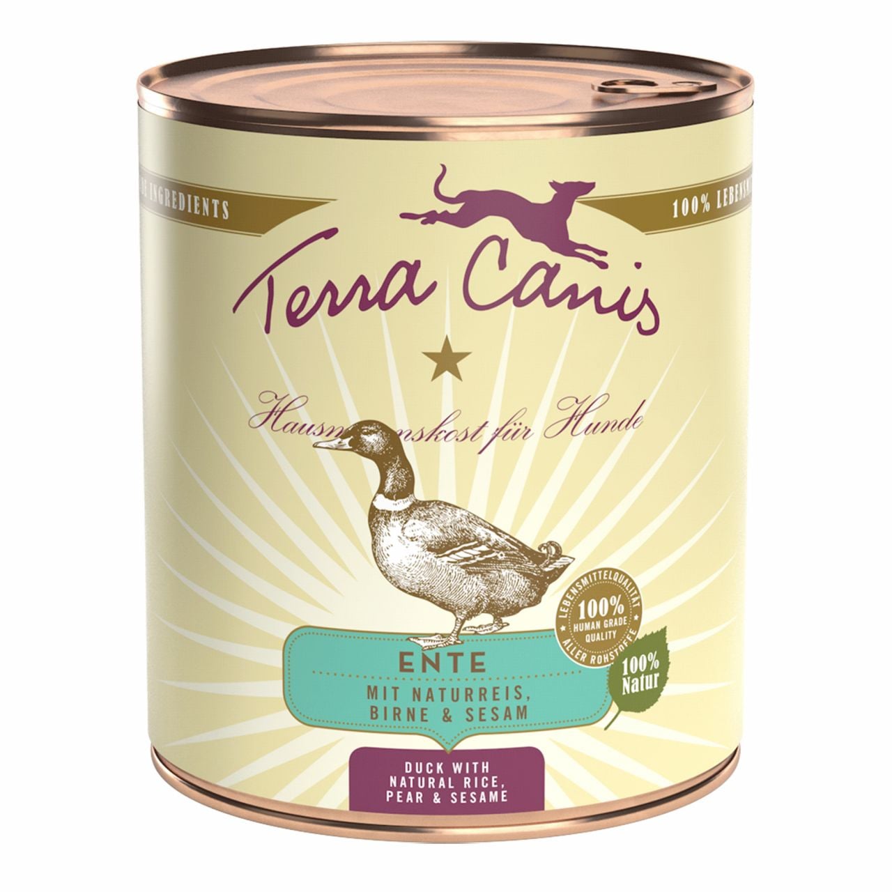 Terra Canis Classic Adult Ente mit Naturreis Rote Bete Birne & Sesam 800 g