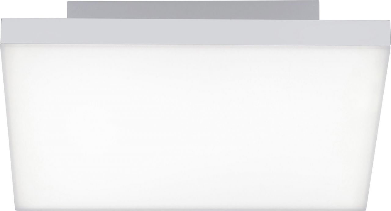 JustLight LED Deckenleuchte Canvas weiß 29,5 x 29,5 cm dimmbar