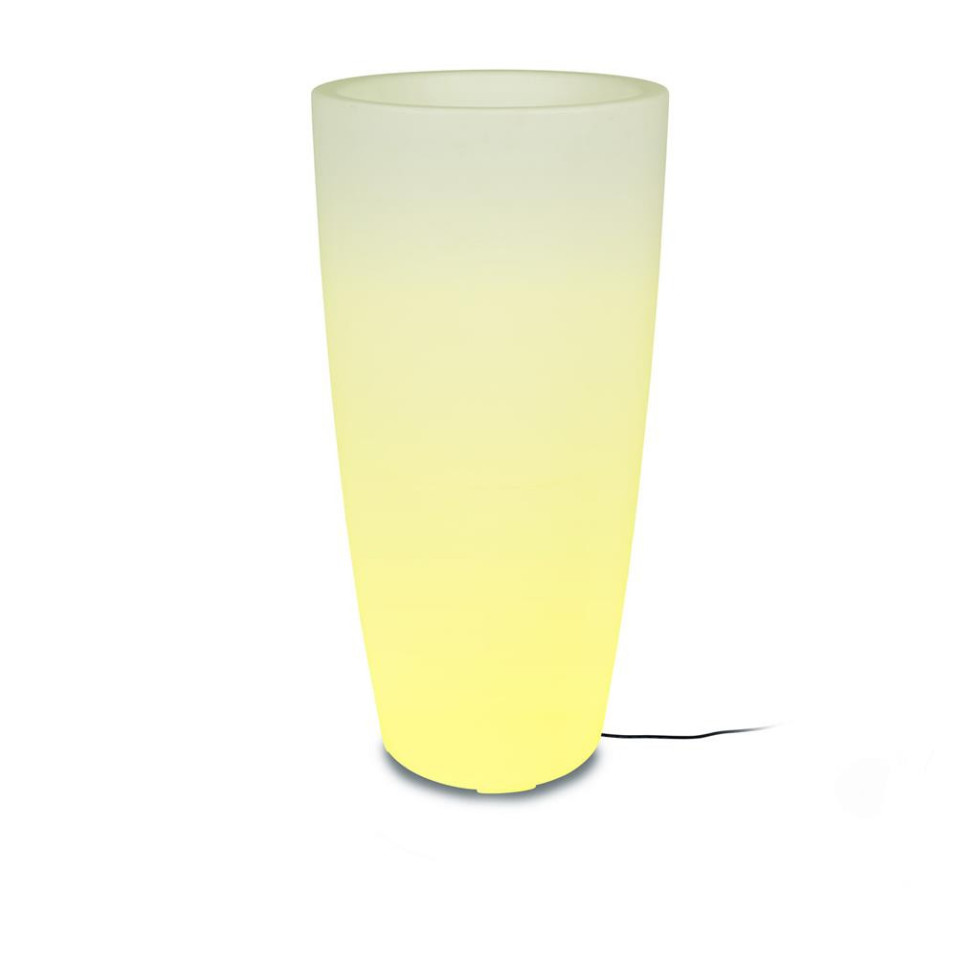 Smartwares LED Blumentopf IDE-60071 weiß 75 x 40 cm RGBW