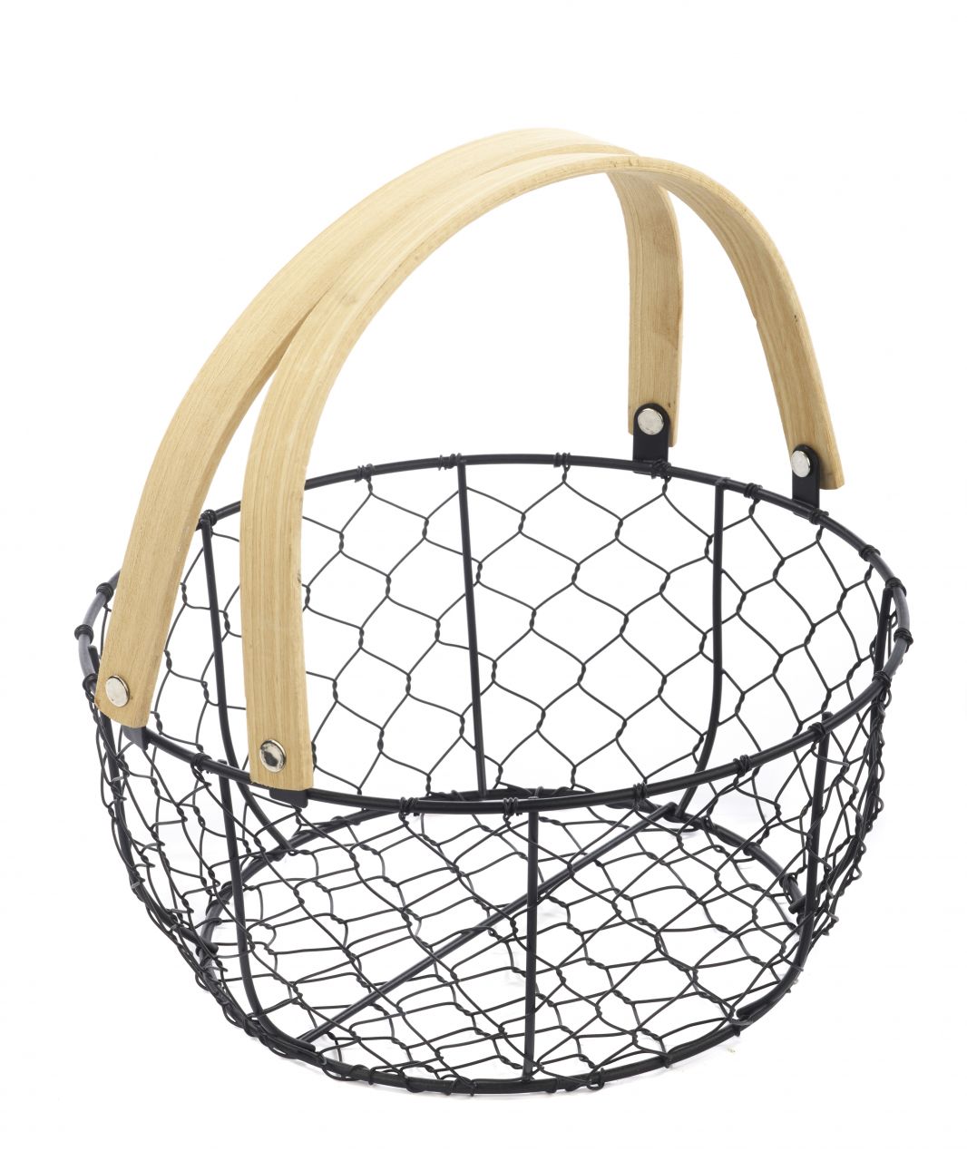 TrendLine Dekokorb Metall 21 x 10,5 cm schwarz