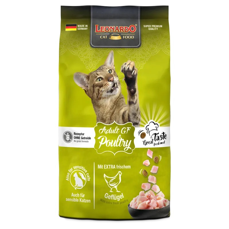 Leonardo Katzentrockenfutter Leo Ad GF Geflügel 300 g