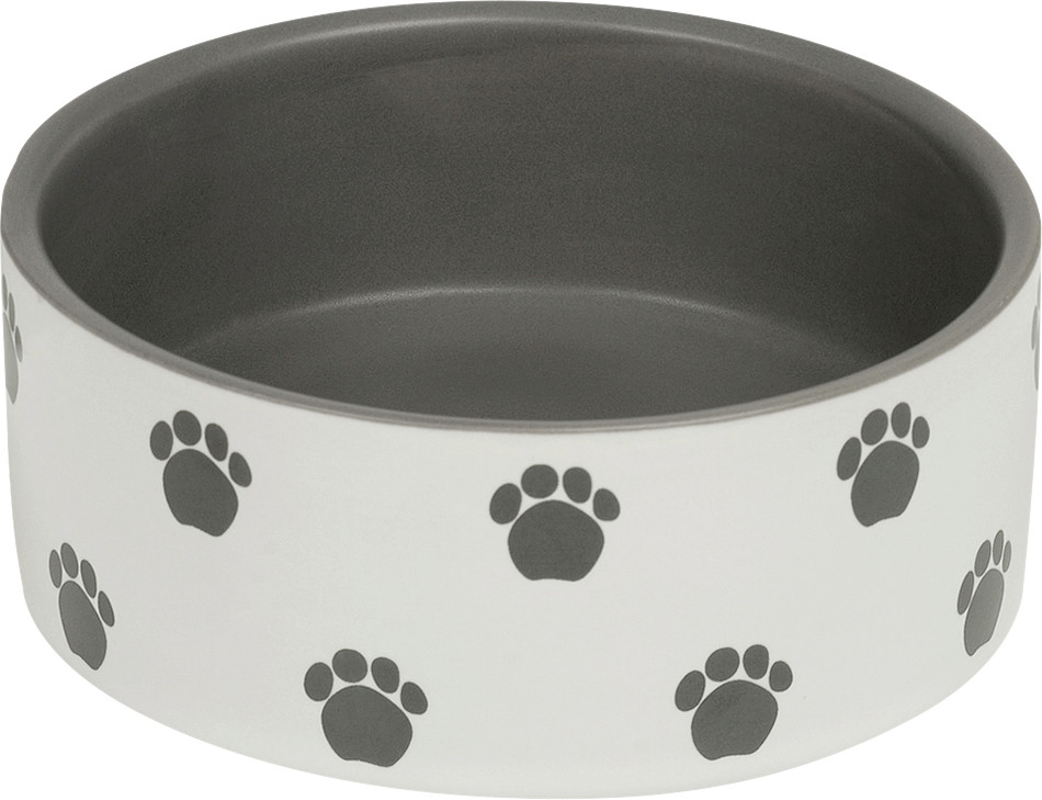 Nobby Hundenapf Keramik Pata Ø 18 cm - 1,1 L creme-grau