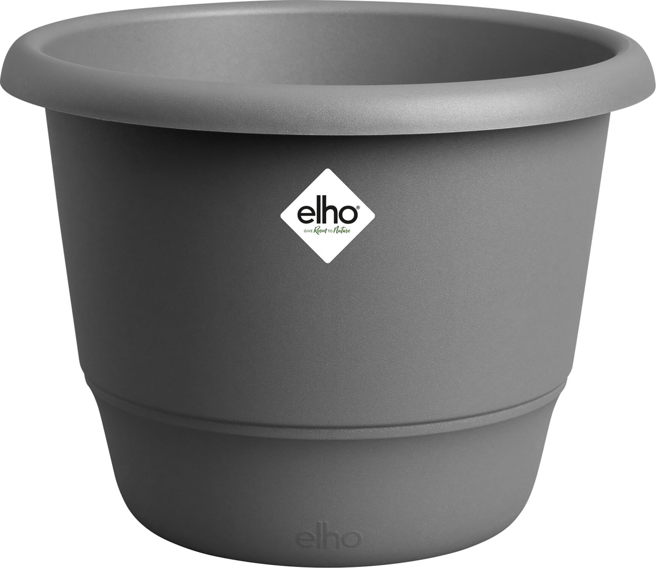 Elho Übertopf Amiga Kunststoff schwarz Ø 35 x 26 cm