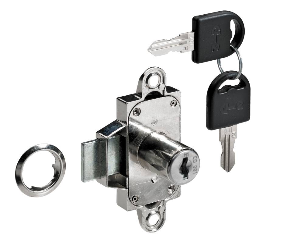 Hettich Zylinder-Aufschraubschloss Zylinder Ø 18 mm Dornmaß 25 mm