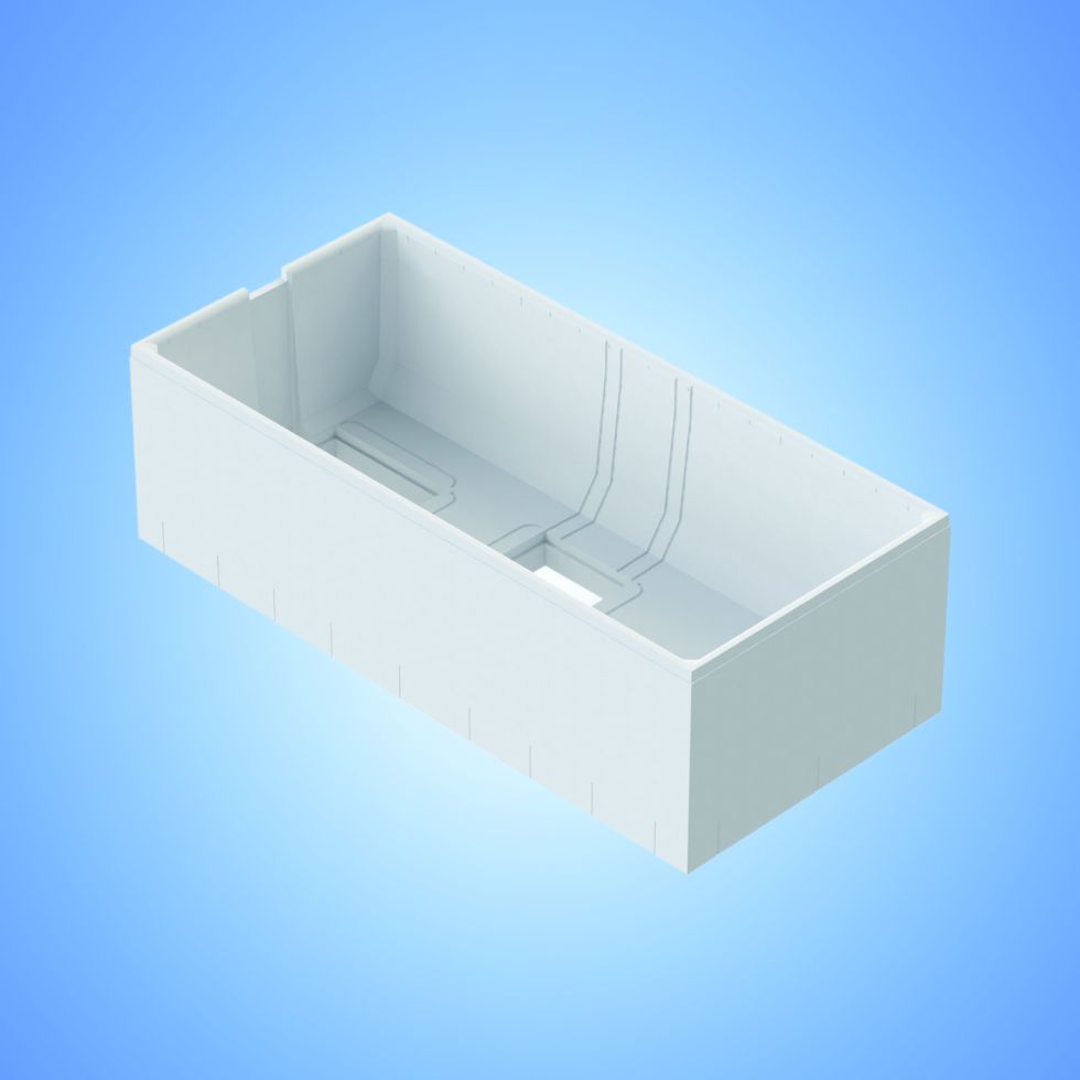 Ottofond Wannenträger Cubic 1770 x 770 mm