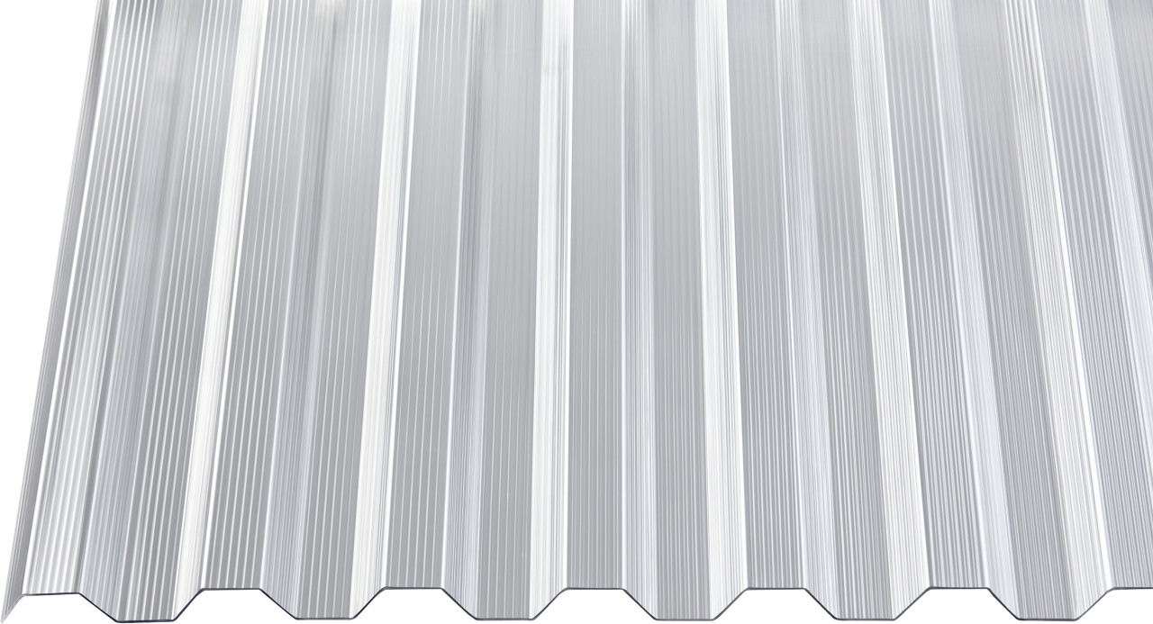 Gutta Polycarbonat-Wellplatte Sinus 76/18 700 x 90 cm 1,4 mm klar