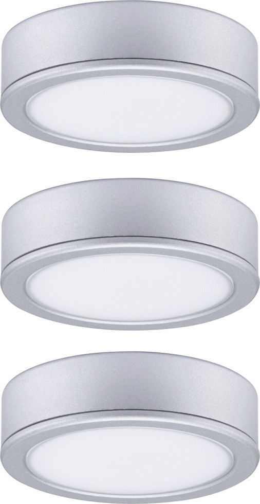 Paulmann LED Unterbauleuchte Pukk chrom matt Ø 6,5 cm TW 3er Set