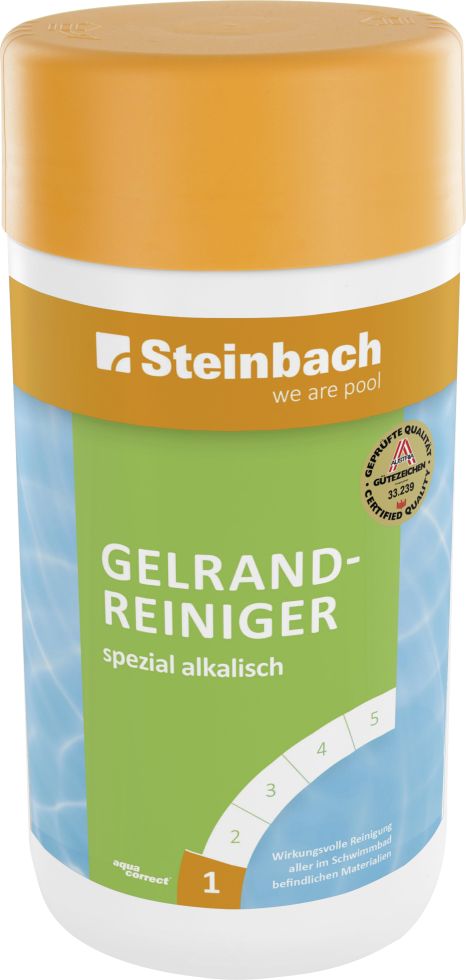 Steinbach Poolpflege Gelrandreiniger 1 L, Beckenreiniger