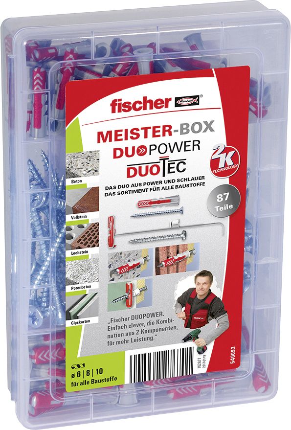 Fischer Meister-Box DuoPower/DuoTec - 87 Stück