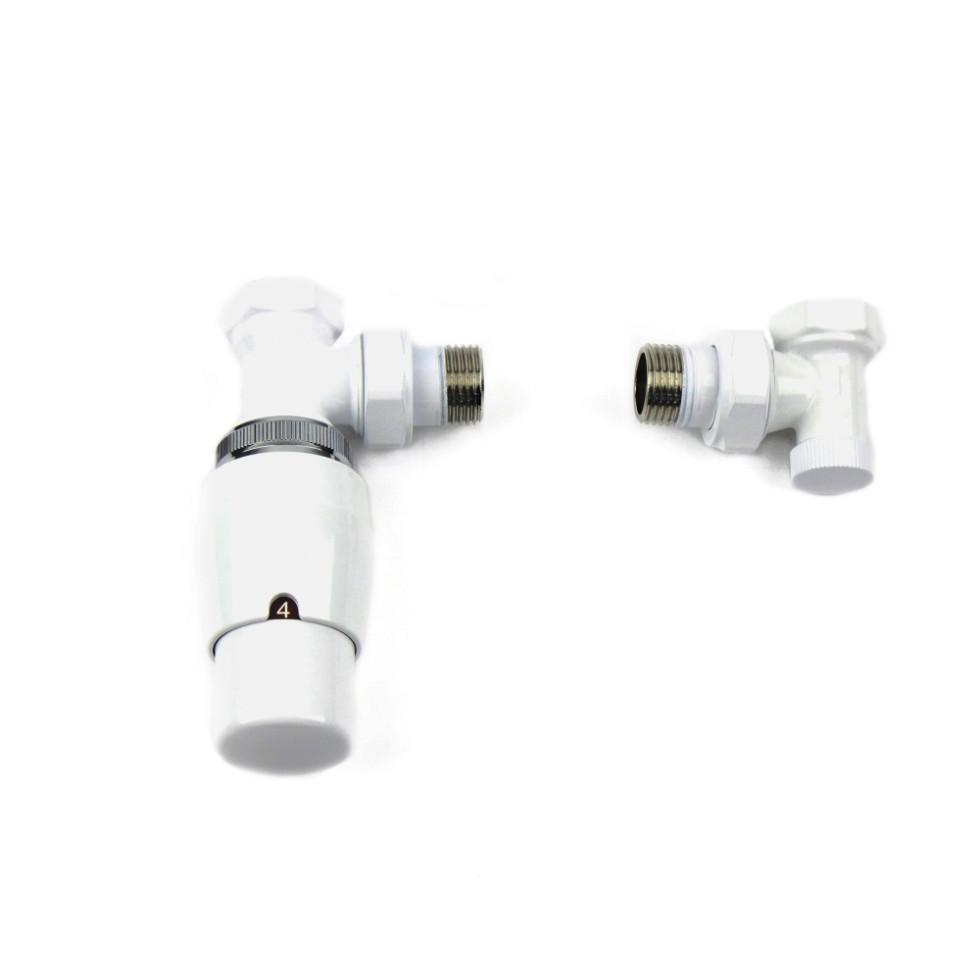 Ximax Heizkörperthermostat-Set Elegant Durchgangs-Ausführung 16 mm weiß