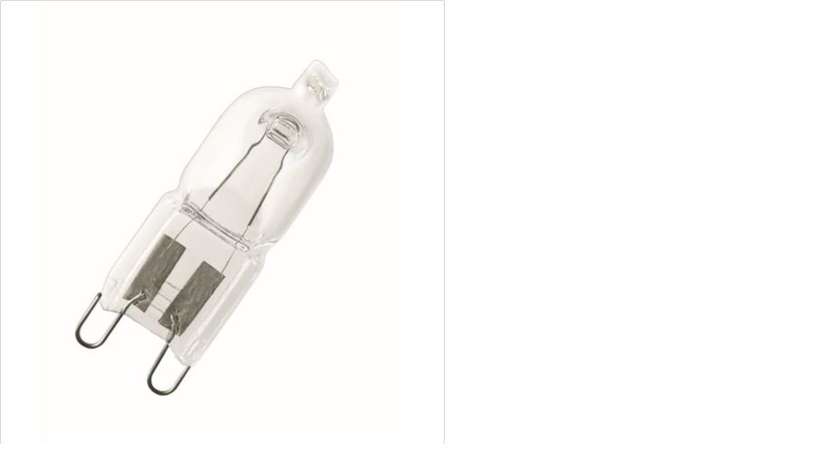 Osram Halogen Sockellampe Halopin G9 33W warmweiß, dimmbar, klar