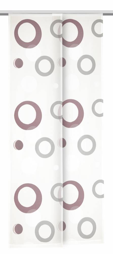 Neusser Collection Flächenvorhang rot, 245 x 60 cm