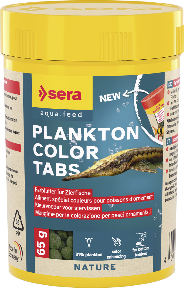 Sera Fischfutter Plankton Color Tabs 100 ml