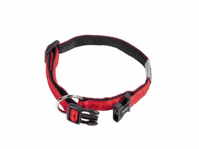Nobby Hundehalsband Soft Grip rot