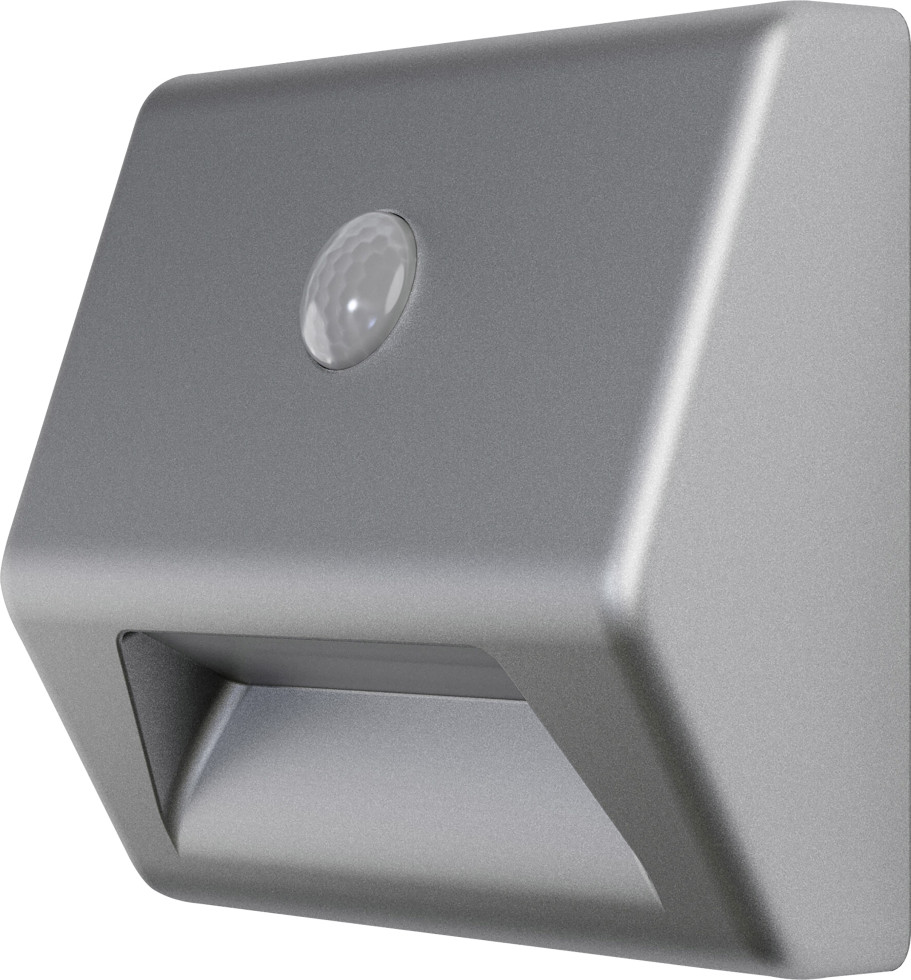 Osram LED-Nachtlicht Nightlux Stair mit Licht- & Bewegungssensor 7,3 cm kaltweiß silber