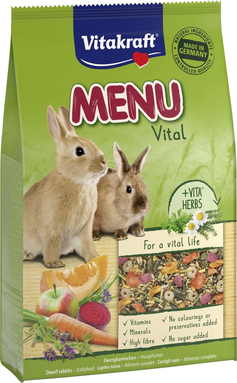 Vitakraft Zwergkaninchenfutter Menu Vital ZK 5 kg