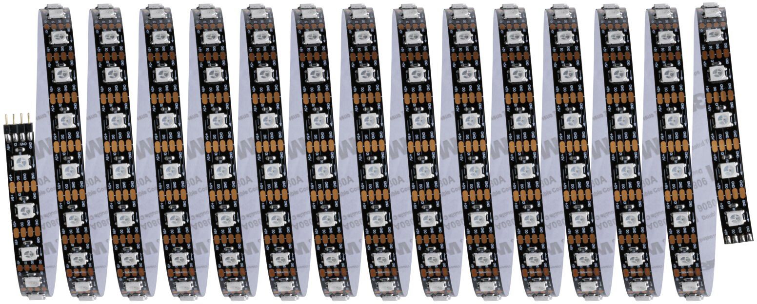 Paulmann Entertain LED Stripe Dynamic Rainbow Komplettset 5m RGB kürzbar