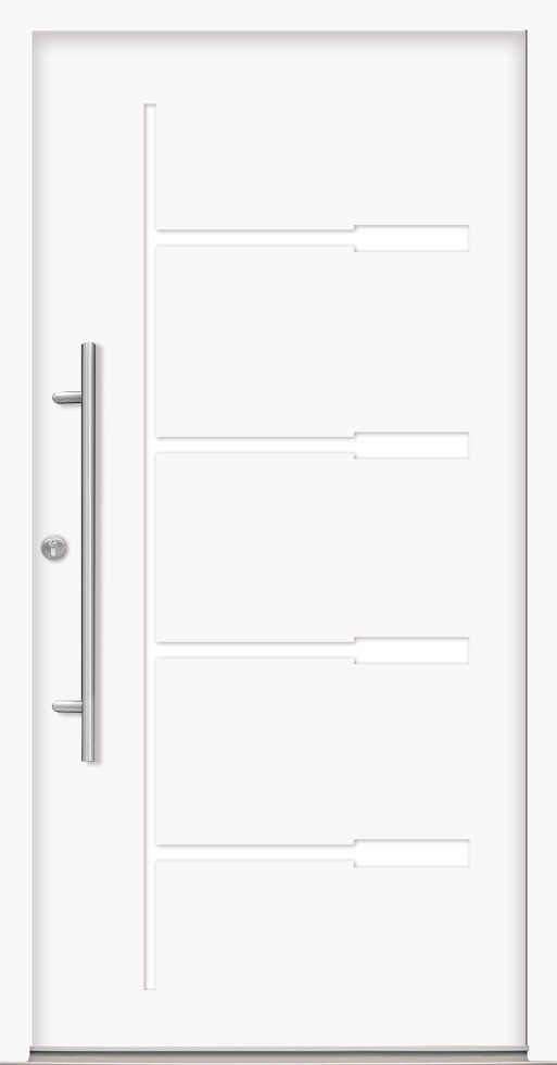 Splendoor Haustür Passivedoor Premium H1 Weiß DIN Links 110 x 210 cm