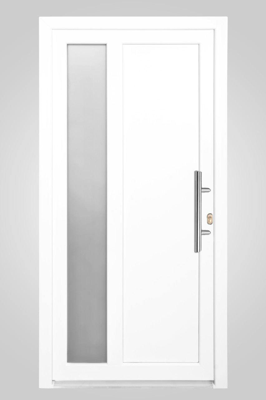 Panto Haustür Modell K 011 DIN rechts weiß 110 x 210 cm