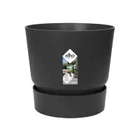Elho Pflanztopf Greenville Ø 25 x 23 cm living schwarz