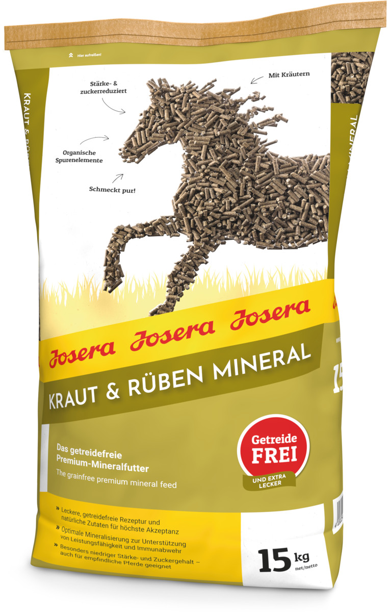 Josera Pferdefutter Kraut & Rüben Mineral 15 kg