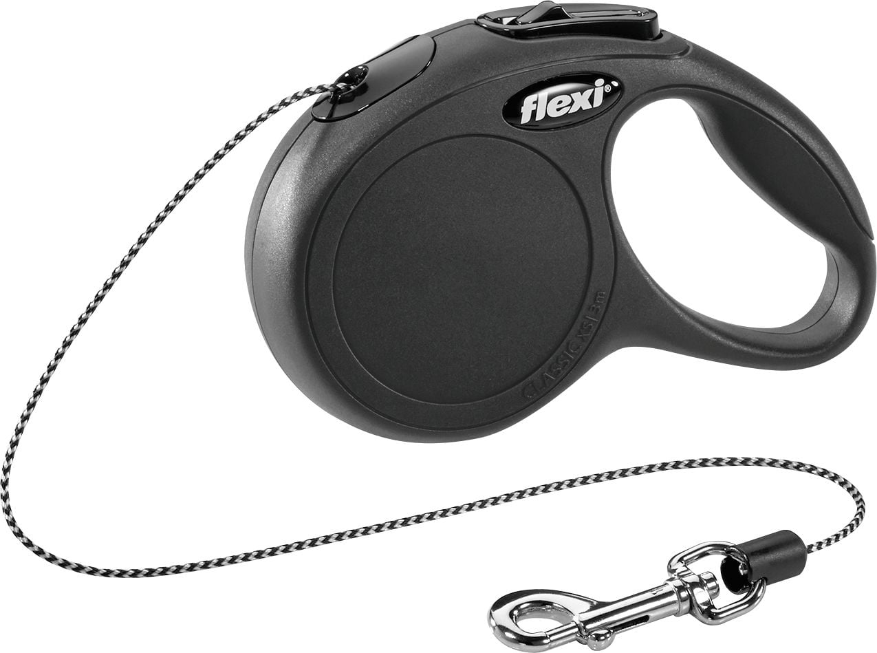 Flexi Hundeleine New Classic XS schwarz, Seil