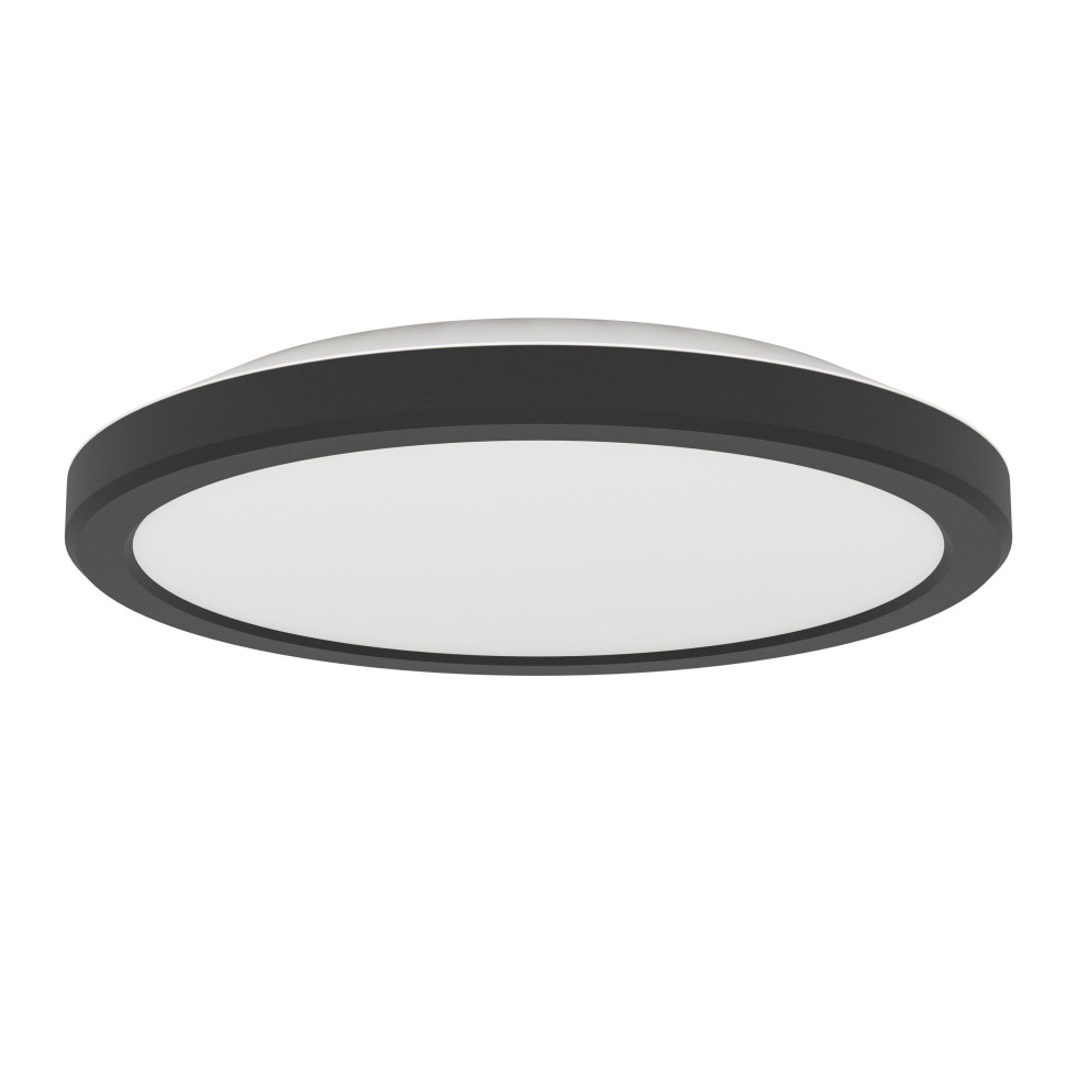 Eglo LED Deckenleuchte Testara-E schwarz Ø 21 cm neutralweiß