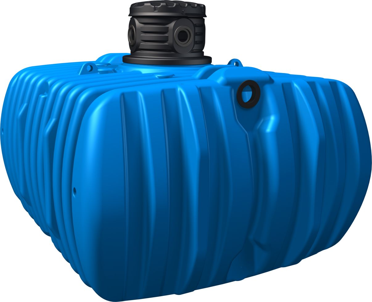 4rain Flat L Flachtank-Paket 5000 L Haus-Premium, begehbar