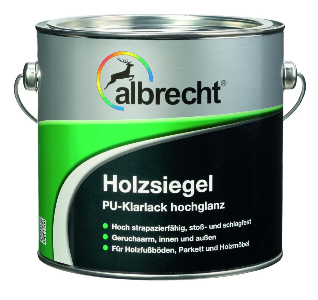 Albrecht Holzsiegel PU 2,5 L farblos glänzend