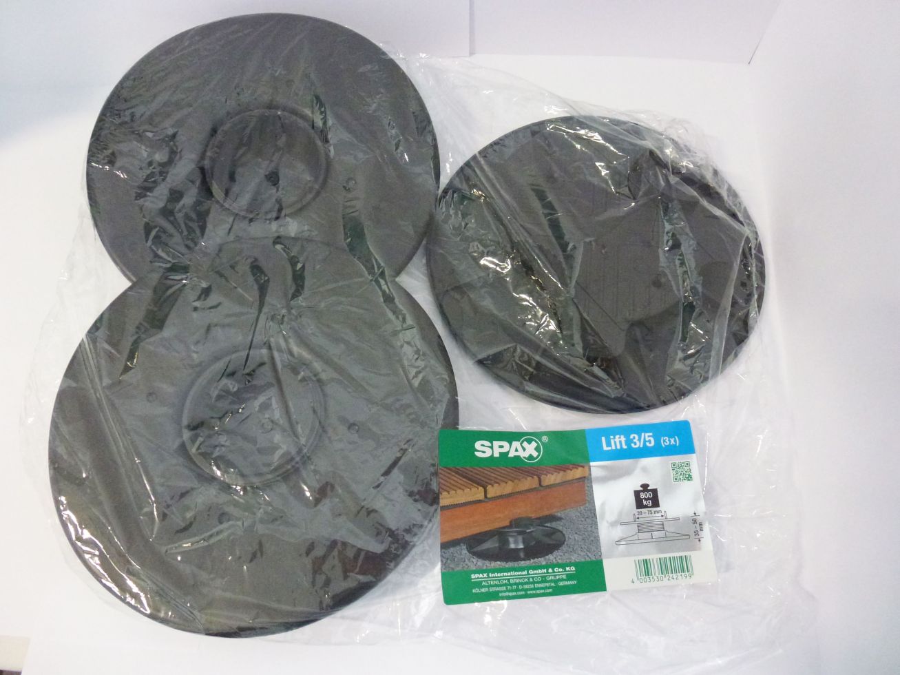 Spax Terrassenträger Lift 3/5 35 - 50 mm, 3 Stück