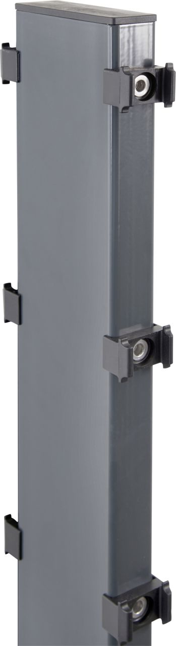 Alberts Gabionen-Pfosten Step² 12 x 4 x 0,3 cm 240 cm anthrazit