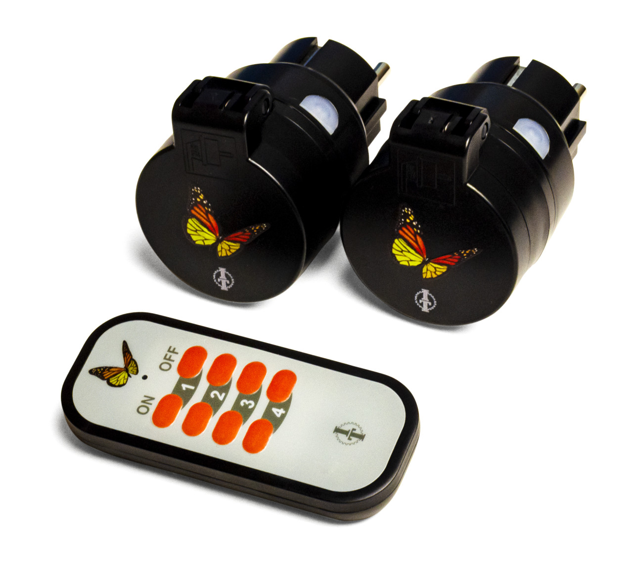 Intertechno Funk-Steckdosen ITG-16 mit Handsender Smart Home 3er Set