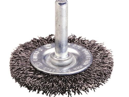 Wolfcraft Scheibendrahtbürste Ø 75 x 12 mm Inox