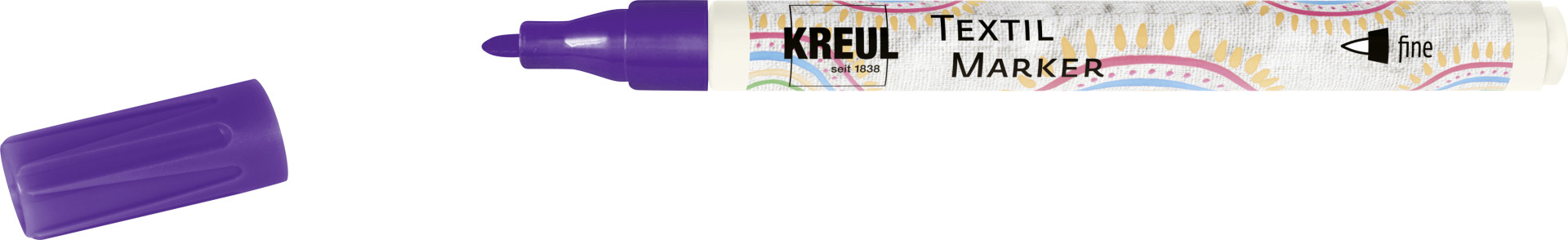 Kreul Javana texi mäx Sunny Stoffmalfarbe fine helle Stoffe fine violett