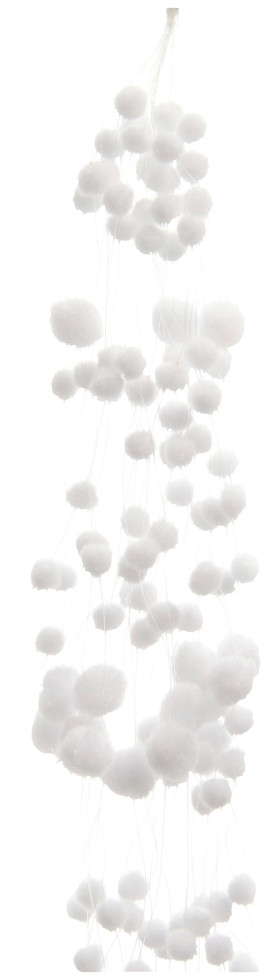 Kaemingk Schneeballgirlande 135 cm